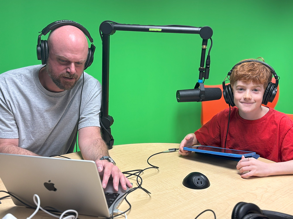 Joe Ulrich mentors a child