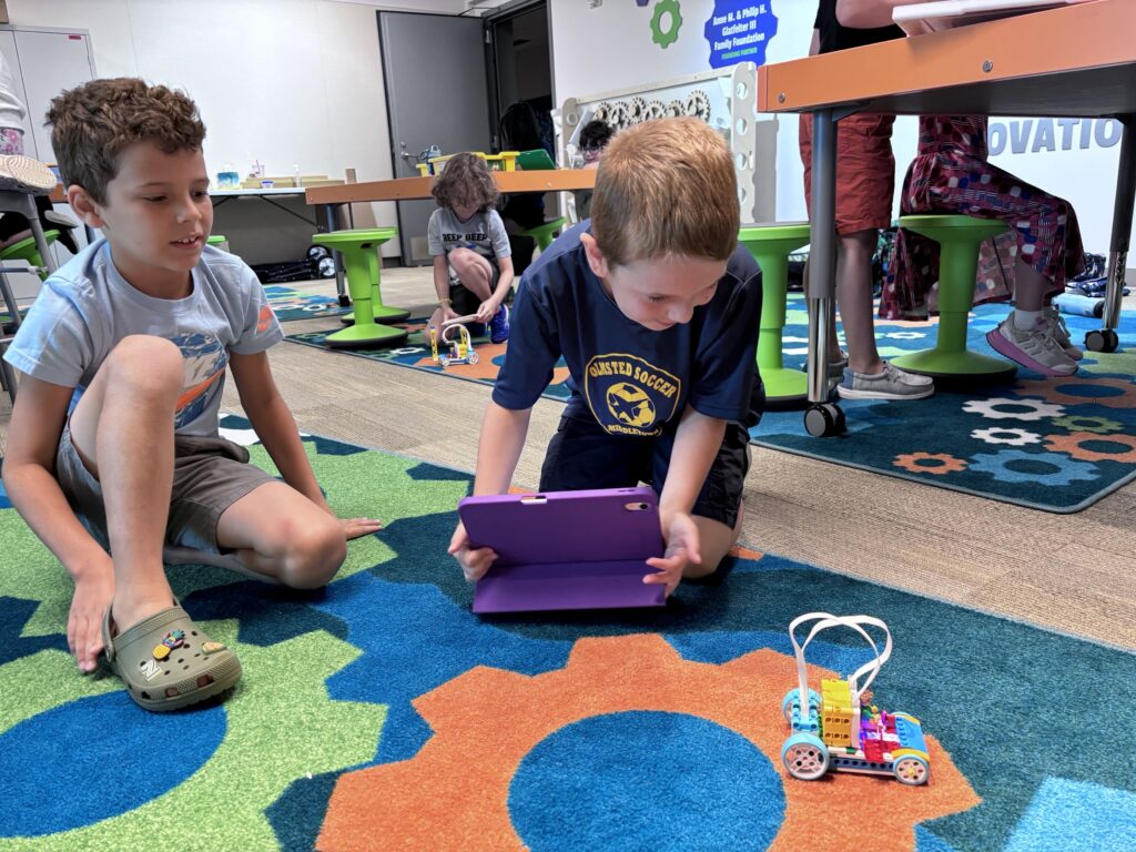 Building and coding with LEGOs