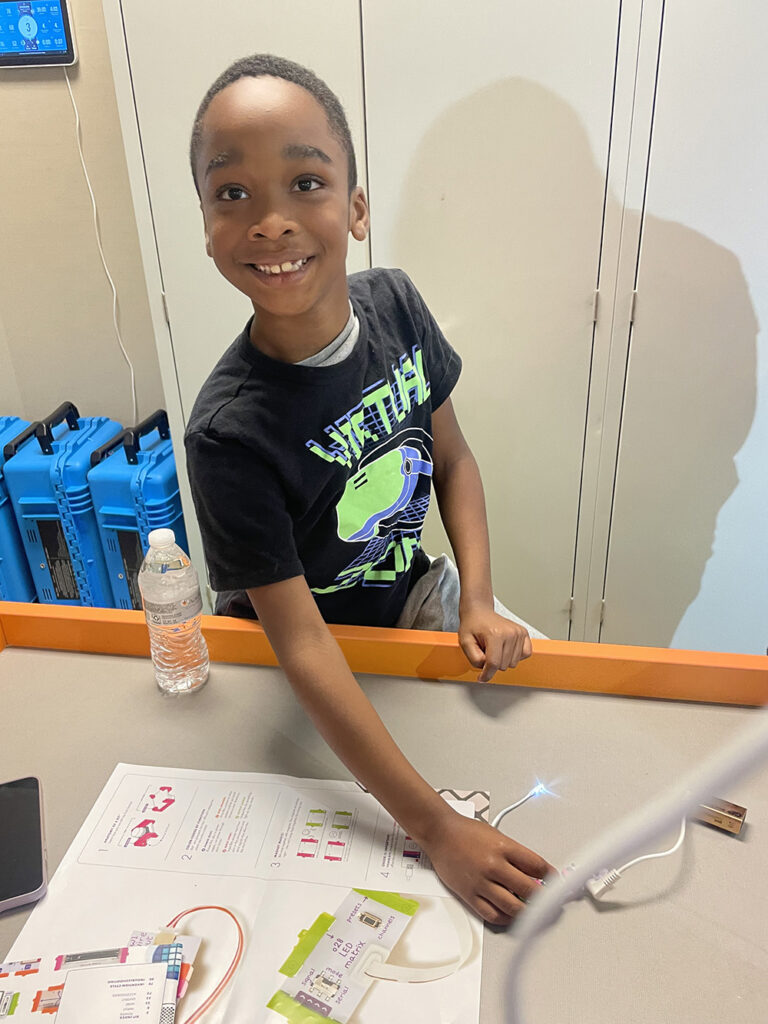 Robotics and coding at camp