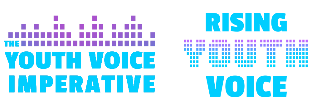 Youth Voice Imperative and Rising Youth Voice logos